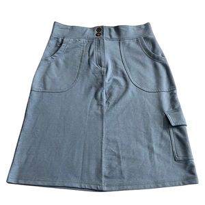 Cargo Skirt, Knit Sweatshirt Material, comfortable style by Scandia Woods, New